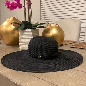 Eric Javits Black Beach Hat